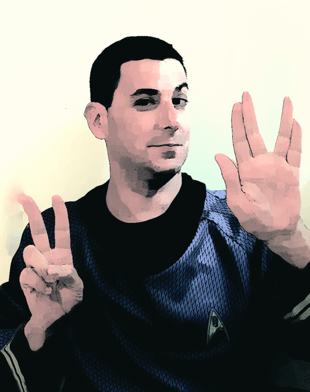 This is the Jewish-Japanese-Two-Handed Vulcan Salute: "Live long in peace and prosper." 